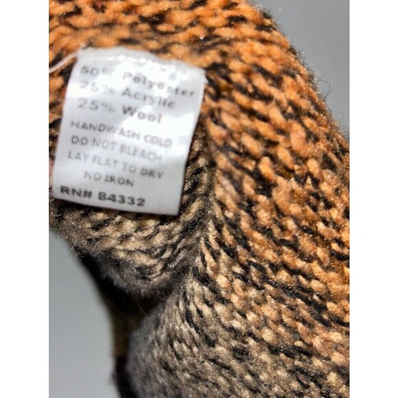 Women's Rebecca Elliot Waterfall Wool Blend Oversized Sweater Vest Size S/M - Picture 7 of 7